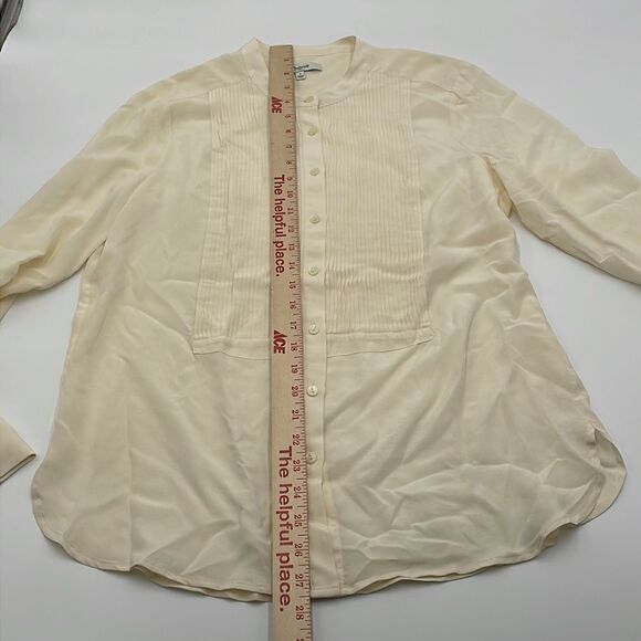 Cream Madewell button down shirt - Picture 5 of 8